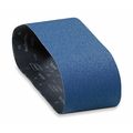 Norton Abrasives Sanding Belt, Coated, 4 in W, 36 in L, 80 Grit, Coarse, Zirconia Alumina, BlueFire R821P, Blue 78072727473