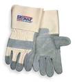 Mcr Safety Leather Palm Gloves, XL, Gray, PR 1712