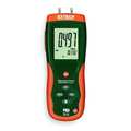 Extech Digital Manometer, 0 to 13.85 In WC HD755