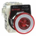 Schneider Electric Illuminated Push Button, 30 mm, 1NO/1NC, Red 9001KR9P1RH13