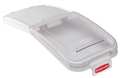 Rubbermaid Commercial Storage Bin Lid, W 12 1/8, w/32 oz. Scoop FG9F7700CLR