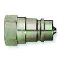 Hansen Hydraulic Quick Connect Hose Coupling, Steel Body, Push-to-Connect Lock, 3/4"-14 Thread Size HA0504200