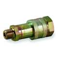 Safeway Hydraulics Hydraulic Quick Connect Hose Coupling, Steel Body, Thread-to-Connect Lock, 3/8"-18 Thread Size S30-3P