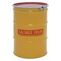 Zoro Select Open Head Transport Drum, Steel, 55 gal, Unlined, Yellow HM5502