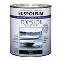 Rust-Oleum Topside Paint, Black, Alkyd 207006