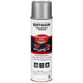 Rust-Oleum Precision Line Marking Paint, 20 oz, Silver, Solvent -Based 239007