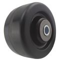 Zoro Select Caster Wheel, 4 in., Roller Bearing, 800 lb 2G223