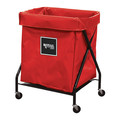 Royal Basket Trucks X-Frame Cart, 8 Bu, Red Vinyl G08-RRX-XFA-3ONN