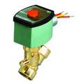 Redhat 120V AC Brass Medium Vacuum Solenoid Valve, Normally Closed, 3/8 in Pipe Size 8030G013VM