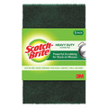 Scotch-Brite Scouring Pad, Green, 6" L, 3-7/8" W, PK24 220