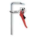 Bessey 4 in Bar Clamp, Steel Handle and 2 3/8 in Throat Depth LC4