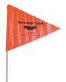 Worksman Safety Flag on Pole 3978PC
