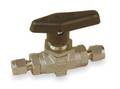 Parker 1/4" Compr Stainless Steel Ball Valve Inline 4A-B6LJ2-SSP