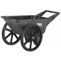 Rubbermaid Commercial Big Wheel Cart, HD, 1/8 cu. yd., 200 lb. FG565461BLA