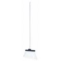 Tough Guy 12 in Sweep Face Broom, Medium, Synthetic, White 2KU14