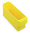 Quantum Storage Systems 15 lb Drawer Storage Bin, High Impact Polystyrene, 3 3/4 in W, 4 5/8 in H, Yellow, 11 5/8 in L QED501YL