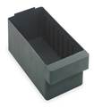 Quantum Storage Systems 20 lb Drawer Storage Bin, High Impact Polystyrene, 5 9/16 in W, 4 5/8 in H, 11 5/8 in L, Gray QED601GY