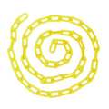 Zoro Select Plastic Chain, 240 In., Yellow 2LEB3