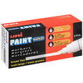 Uni-Paint Permanent Marker, Large Tip, Black Color Family, Paint, 6 PK 63731