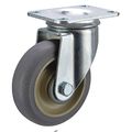 Zoro Select Swivel Plate Caster, 200 lb., Zinc Plated P12S-RCP030K-12