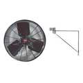 Dayton Light Duty Industrial Fan 24 in, Non-Oscillating, 115VAC, 3800/5450 CFM 2MA10