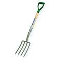 Westward Wood Spading Fork, 10-1/2 In 2MVT2