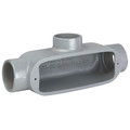 Killark Conduit Outlet Body, T, 1/2 In., Conduit Outlet Body Capacity: 4.0 cu in OT-1M