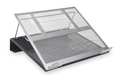 Rolodex Mesh Laptop Stand, Metal, Black/Silver 82410