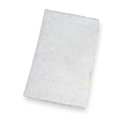 Tough Guy Scouring Pad, 6"L, 9"W, Nylon, White, PK20 2NTG7