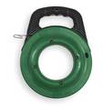 Greenlee Fish Tape, 1/8 In x 65 ft, Steel FTS438-65