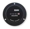 Enm DC Hour Meter, 6 Digit, Round, 10-80VDC T40B45