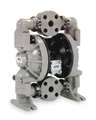 Aro Double Diaphragm Pump, Polypropylene, Air Operated, PTFE, 47 GPM 6661A3-344-C