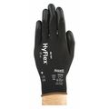 Ansell Polyurethane Coated Gloves, Palm Coverage, Black, S, PR 48-101