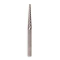 Widia Carbide Bur, Pointed Tree, 1/4 In M40420