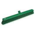 Vikan 24 in Sweep Face Broom Head, Soft/Stiff Combination, Synthetic, Green 31942