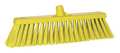 Vikan 2 1/2 x 19 in Sweep Face Broom Head, Stiff, Synthetic, Yellow 29206