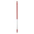 Vikan 51" Color Coded Handle, 1 1/4 in Dia, Red, Aluminum 29354