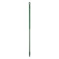 Vikan 59" Color Coded Handle, 1 1/4 in Dia, Green, Fiberglass 29382