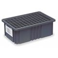 Quantum Storage Systems Blue Tint Polypropylene Conductive ESD Label Holder, 8" L, 5" W LBL5X8CO