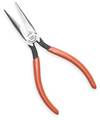 Jonard Tools 6 5/8 in Long Nose Plier Ergonomic With Dipped Plastic Grips Handle ELONGNOSE