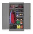 Tennsco 24 ga. Steel Storage Cabinet, 36 in W, 72 in H 7214MGY