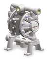 Aro Double Diaphragm Pump, Aluminum, Air Operated, Hytrel, 14 GPM PD07R-AAS-PCC