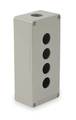 Schneider Electric Pushbutton Enclosure, 6.90 in., 4 Holes XAPG39704