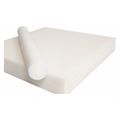 Zoro Select White Acetal Homopolymer Rod Stock 3 ft. L, 1-1/2" Dia. 2XML6