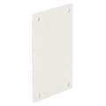 Wiegmann Wireway, Panel Adapter, 6x6 Sq In, Gray PA0606