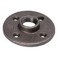 Zoro Select Flanged x FNPT, Malleable Iron Floor Flange, Class 150 521-610