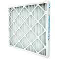 Air Handler Pleated Air Filter, 16x16x2, MERV 7, Standard Capacity, Synthetic, 5W978, White 5W978