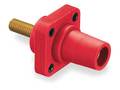 Hubbell Receptacle, 3R, 4X, 12K, Stud, Red HBLFRSR