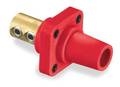 Hubbell Receptacle, Female, Red, Double Set, Taper HBLFRR