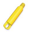 Tough Guy Color Coded Handle, Plastic, Yellow, 7 in. 2XKV8